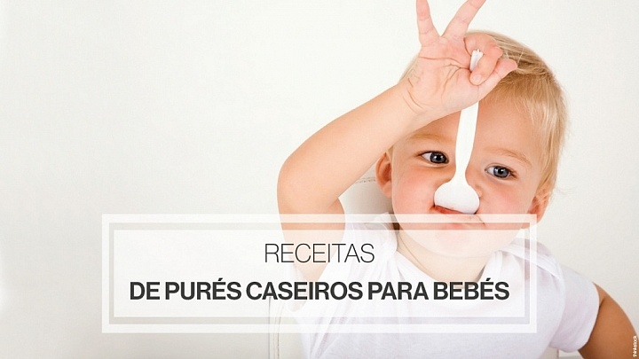 Experimente estes purés caseiros para bebés