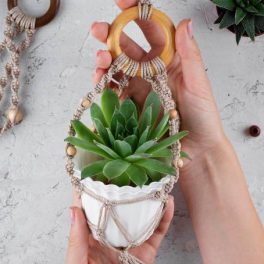 Gostava de ter este suporte para plantas? Faça o seu!