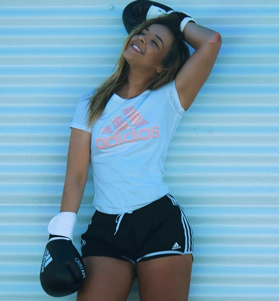 juliana rocha, tetracampeã nacional de boxe