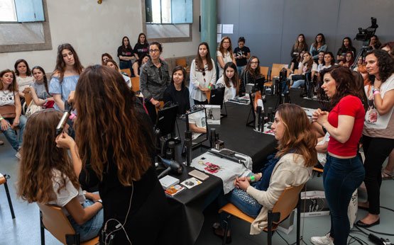 workshop de penteados com Mafalda Perfeito