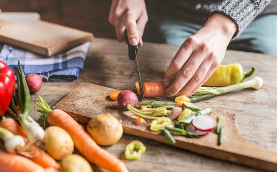 como ter uma alimentação saudável em casa