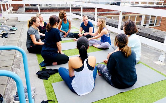 aula de chocolate yoga em londres