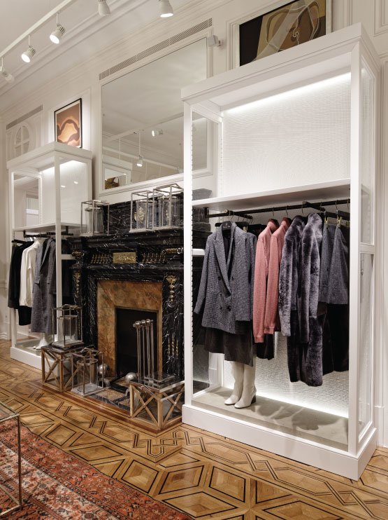 flasgship store massimo dutti sala lareira