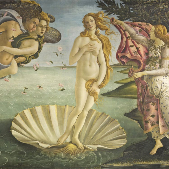 pintura o nascimento de venus