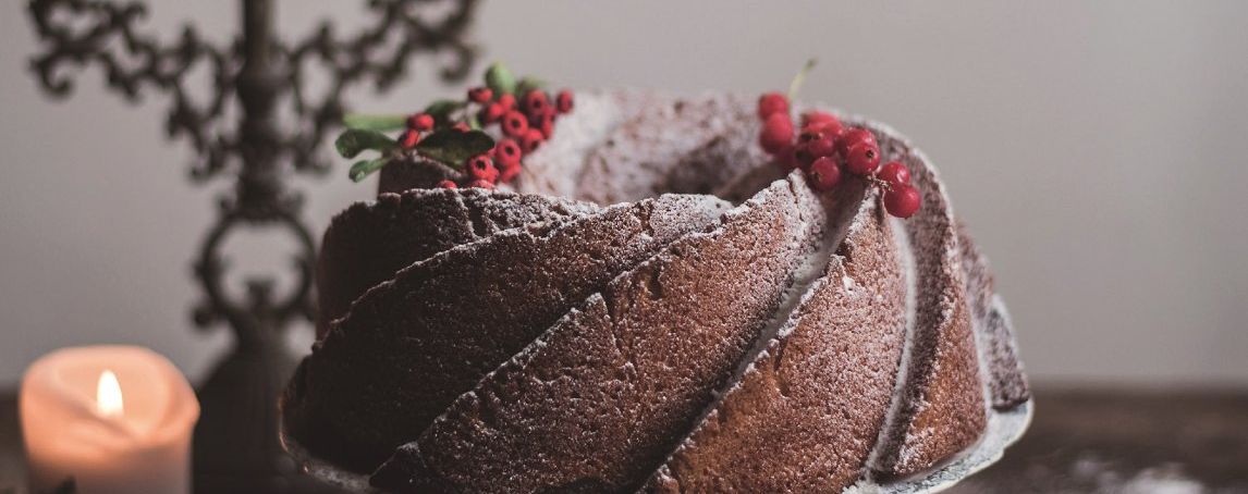 Bolo de coco e laranja para um lanche arrojado