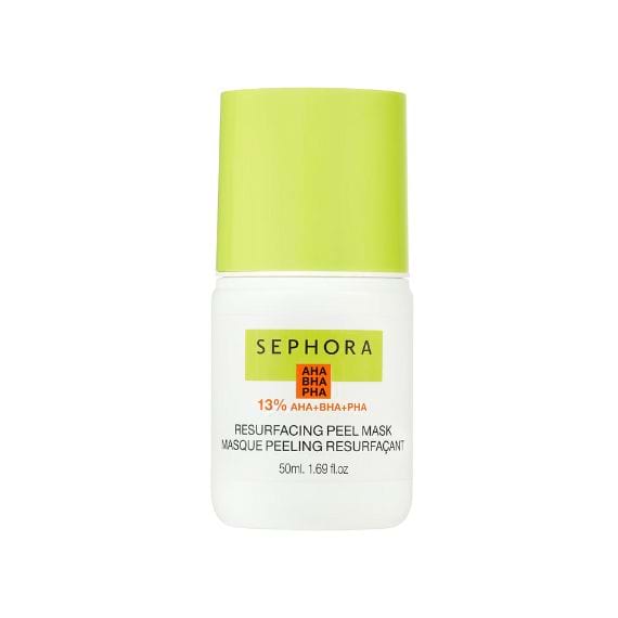 máscara facial peeling com 13% AHA PHA E BHA Sephora