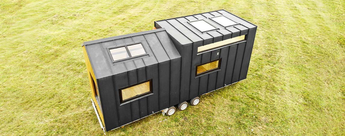 “A ideia de construir a nossa tiny house surgiu quando apareceu a pandemia”