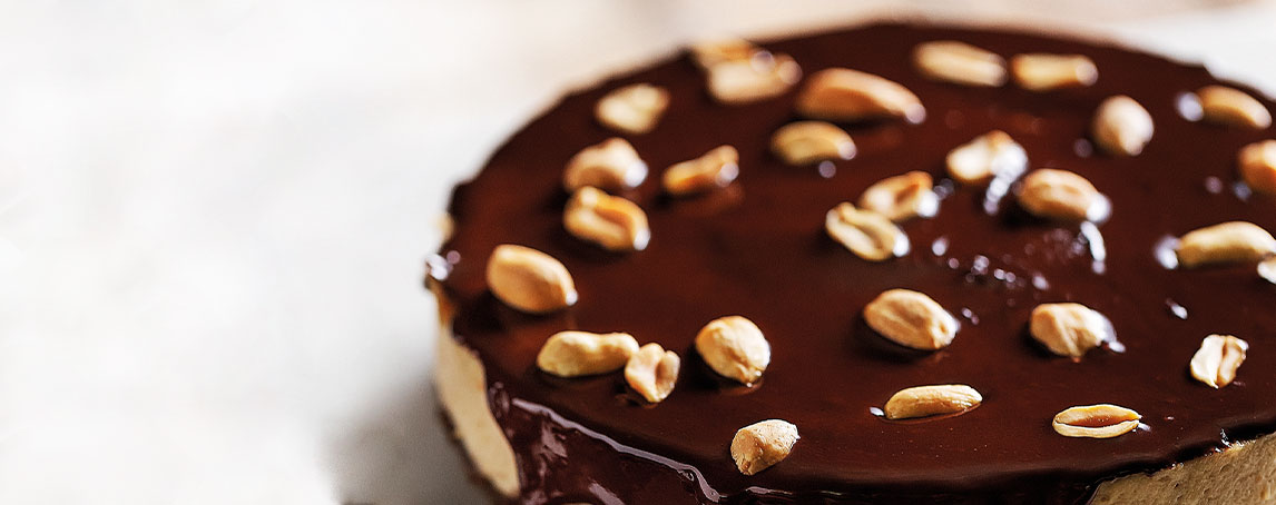 Tarte de mousse de amendoim, uma sobremesa gulosa e saudável