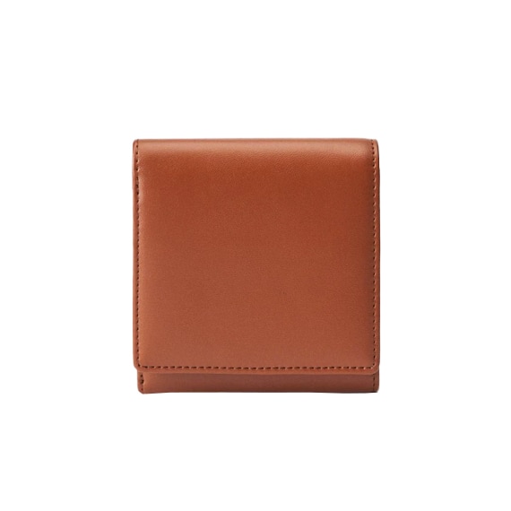 porta-moedas minimalista castanho salsa jeans