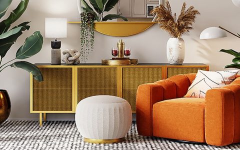 Rust orange é a cor tendência de decoração à qual vai querer aderir