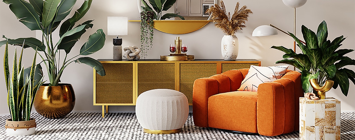 Rust orange é a cor tendência de decoração à qual vai querer aderir