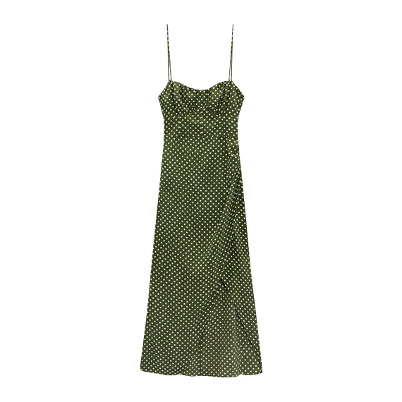 vestidos parisienses zara bolinhas