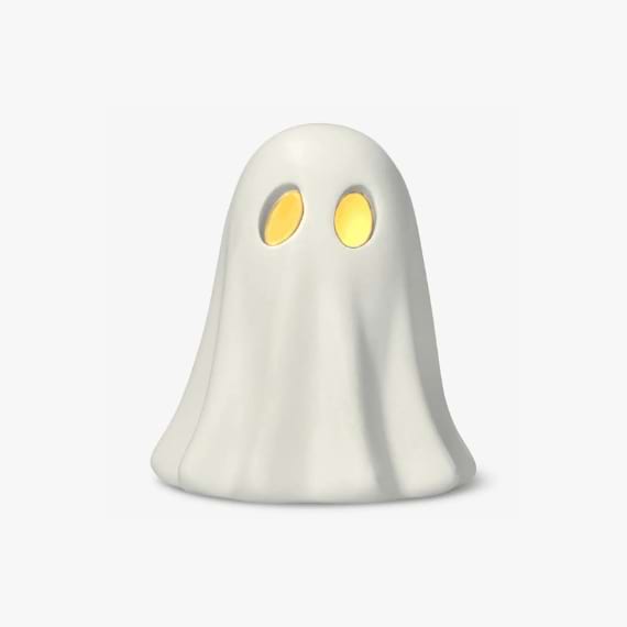 fantasma Halloween com luz LED