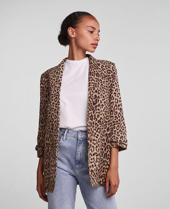 blazer padrao leopardo