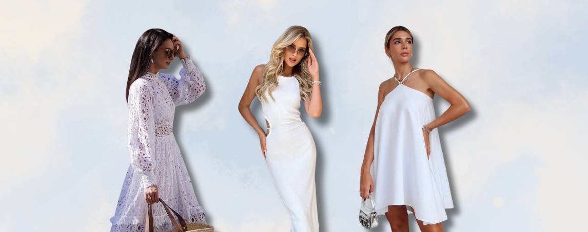 #Como se usa: vestido branco, a peça perfeita para dar as boas-vindas ao calor