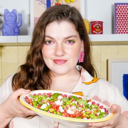 A Cozinha da Cameira. Salada de favas e requeijão