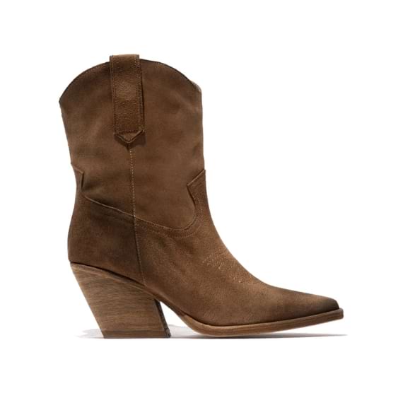 botas cowboy fly london mocha mousse